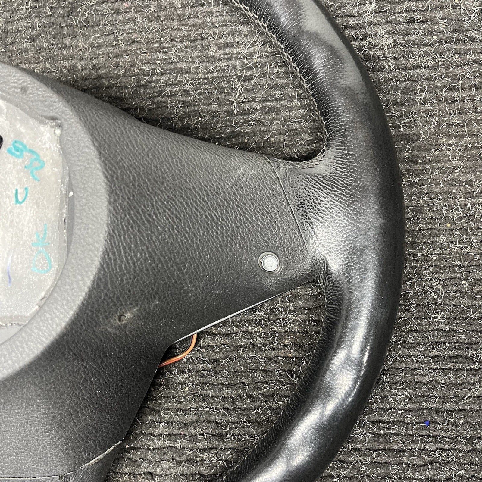 ☑️ 2007-2013 BMW E70 X5 Sport Leather Steering Wheel Assembly Black OEM