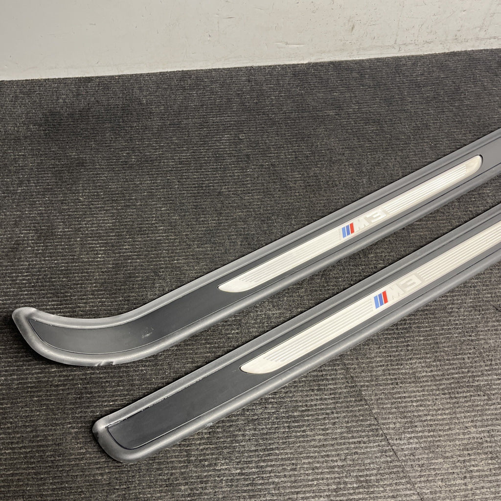 ☑️ 08-13 OEM BMW E92 E93 M3 Door Sill Plate Molding Trim Left Right SET M3