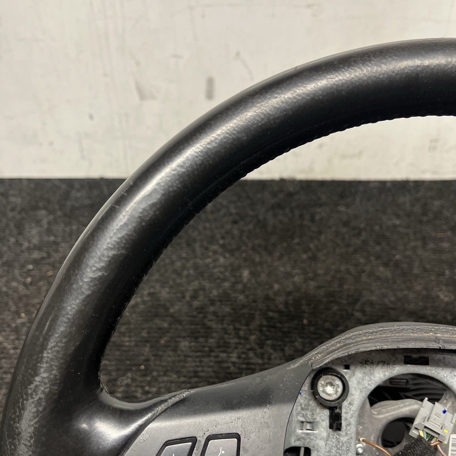 ☑️ 2007-2013 BMW E70 X5 Sport Leather Steering Wheel Assembly Black OEM