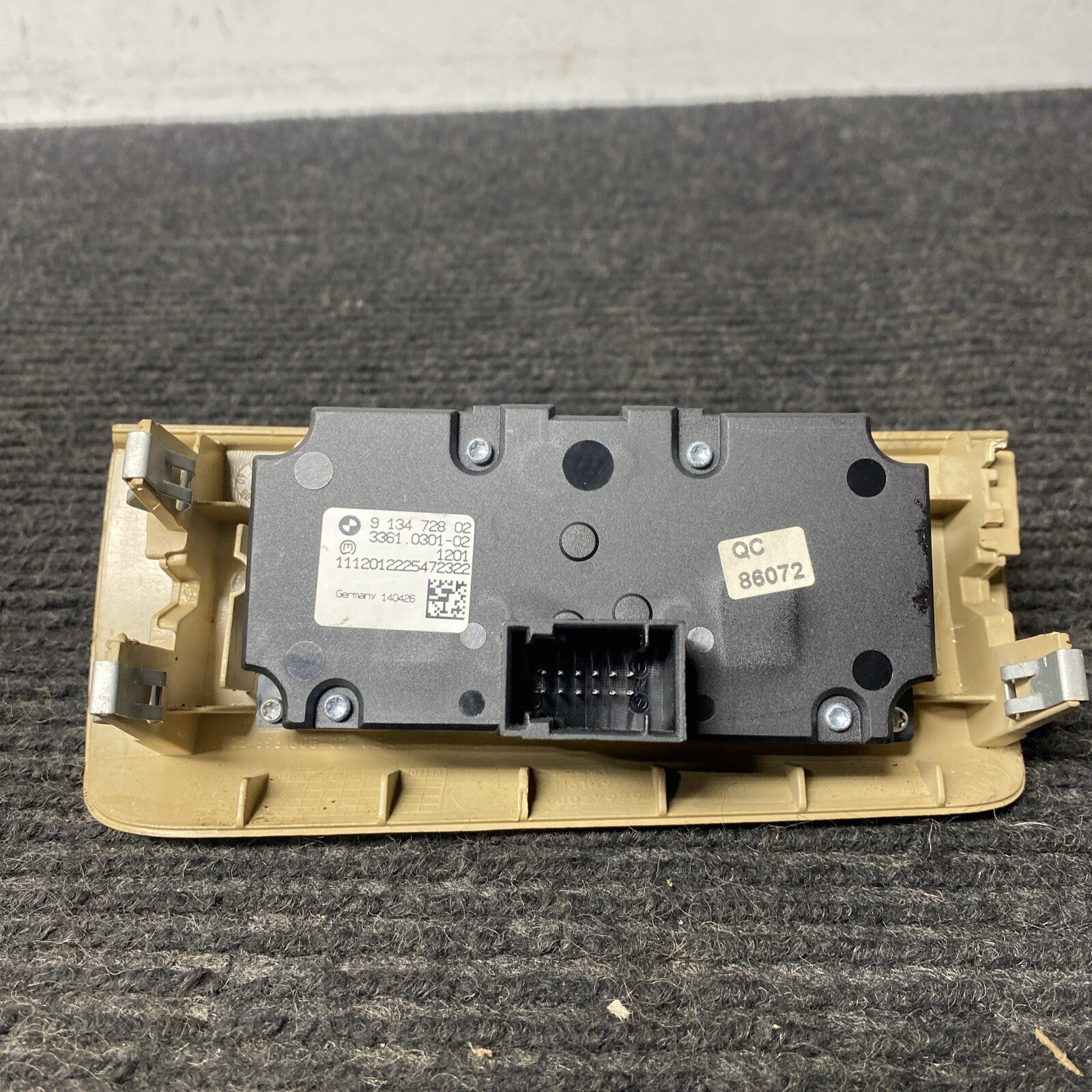 ☑️ 2007-2013 BMW F15 X5 X6 Headlight Switch OEM *TESTED