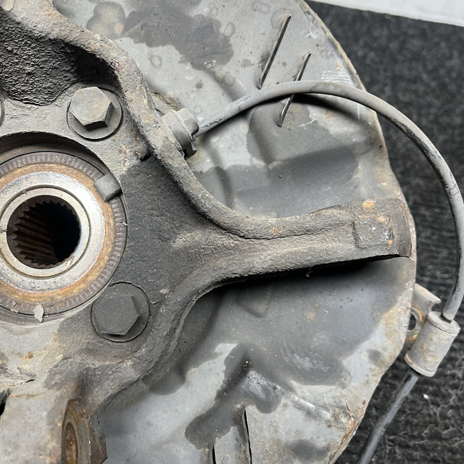 ☑️ 08-14 SUBARU IMPREZA WRX 2.5L FRONT LEFT SPINDLE KNUCKLE WHEELHUB BEARING OEM