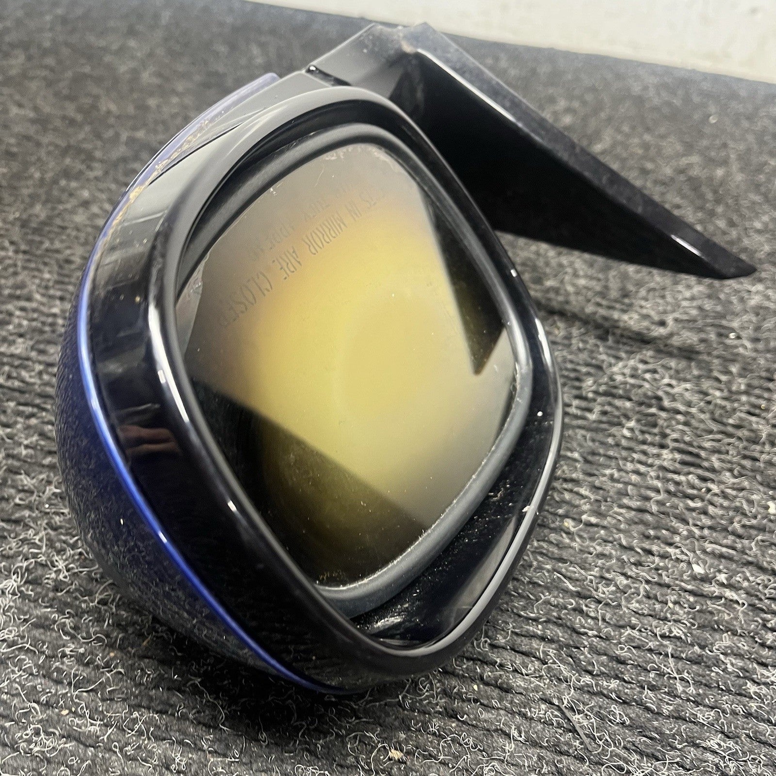 ☑️ 11-13 BMW E82 E88 OEM PASSENGER RIGHT SIDE DOOR POWER FOLD MIRROR BLUE