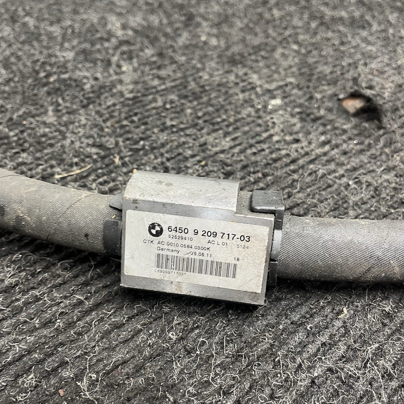 ☑️BMW E88 E82 E90 E92 E93 135 335 AC Compressor Evaporator Suction Pipe Hose OEM