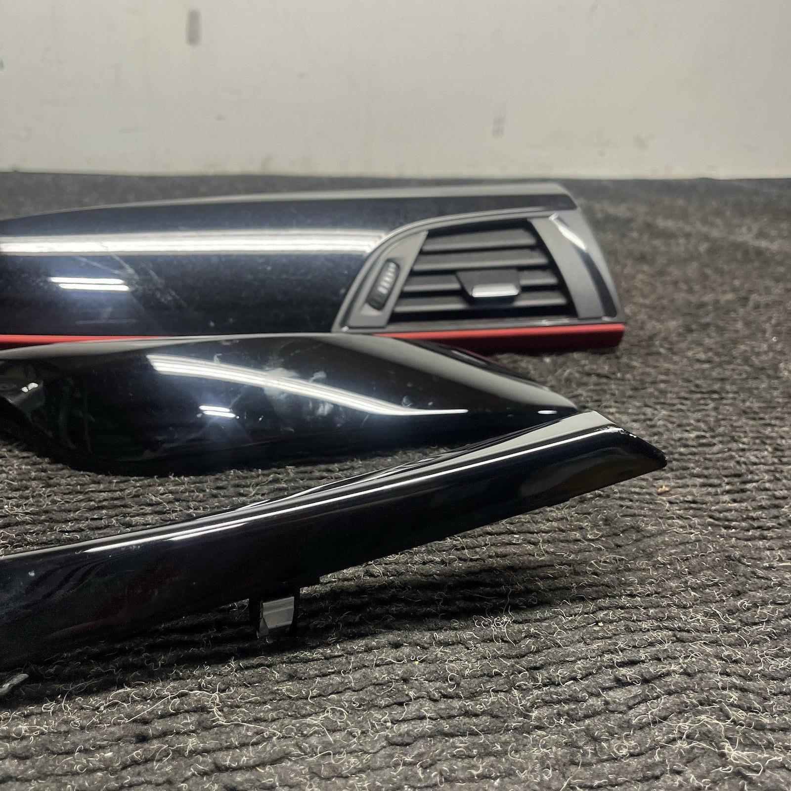 ☑️ BMW F22 F23 Interior Trim Set Black Red Sport Line Dash Vent Trim M235i OEM