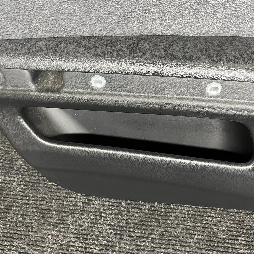 ☑️ 07-13 OEM BMW E93 E92 Front Left Driver Door Card Panels Black Dakota LEATHER