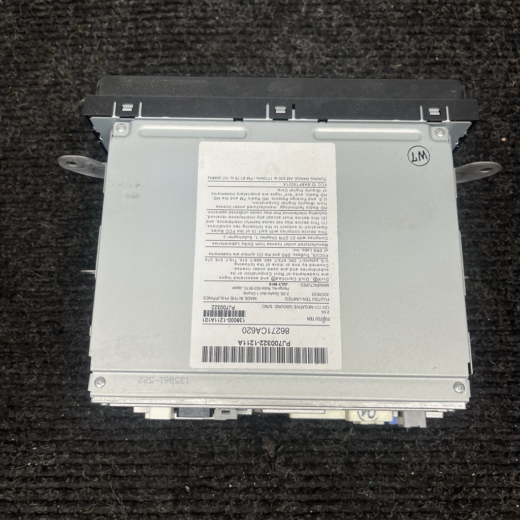 ☑️ 2013 Subaru BRZ AM FM CD Navigation Radio Receiver OEM 86271CA620