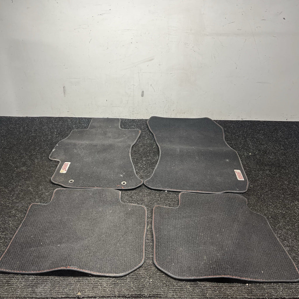 ☑️ 2015-2021 Subaru WRX STi Carpets Floor Mats Black STi Logo OEM NEW J501SVA100