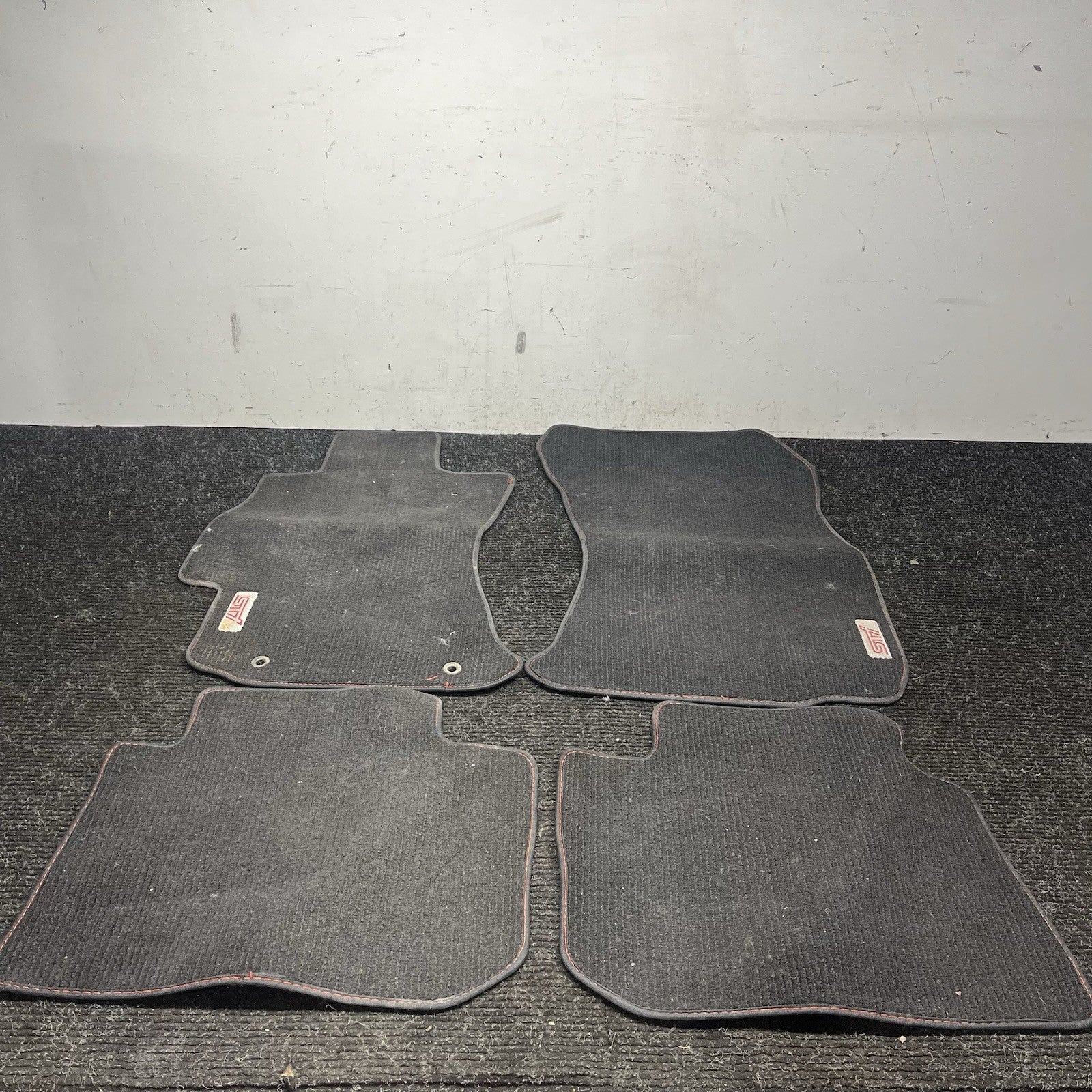 ☑️ 2015-2021 Subaru WRX STi Carpets Floor Mats Black STi Logo OEM NEW J501SVA100