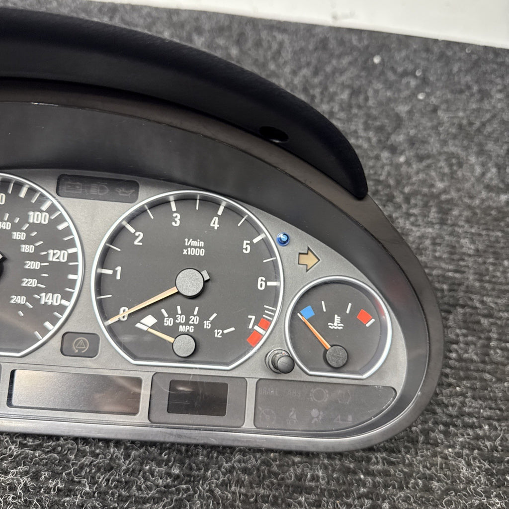 ☑️05-06 BMW E46 330ci ZHP AT 2 DOOR INSTRUMENT CLUSTER SPEEDOMETER OEM 123K NOTE