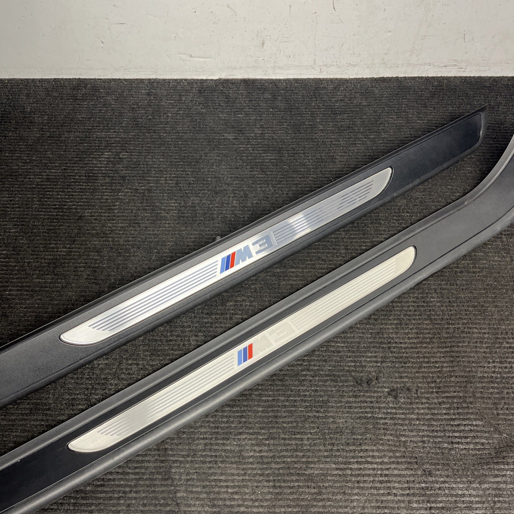 ☑️ 08-13 OEM BMW E92 E93 M3 Door Sill Plate Molding Trim Left Right SET M3