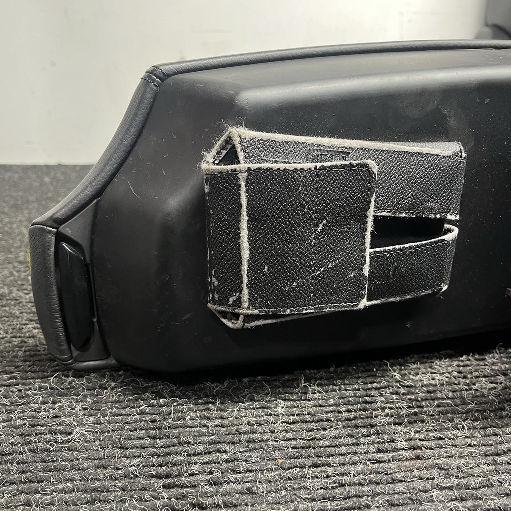☑️ 08-13 OEM BMW E88 E82 Center Console Armrest Tray Black Leather