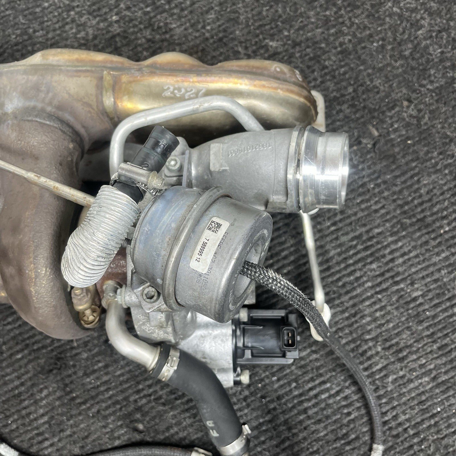 ☑️ 11-13 OEM BMW E82 E88 E90 E92 F22 F30 Engine N55 Turbo Charger PWG 89k Miles