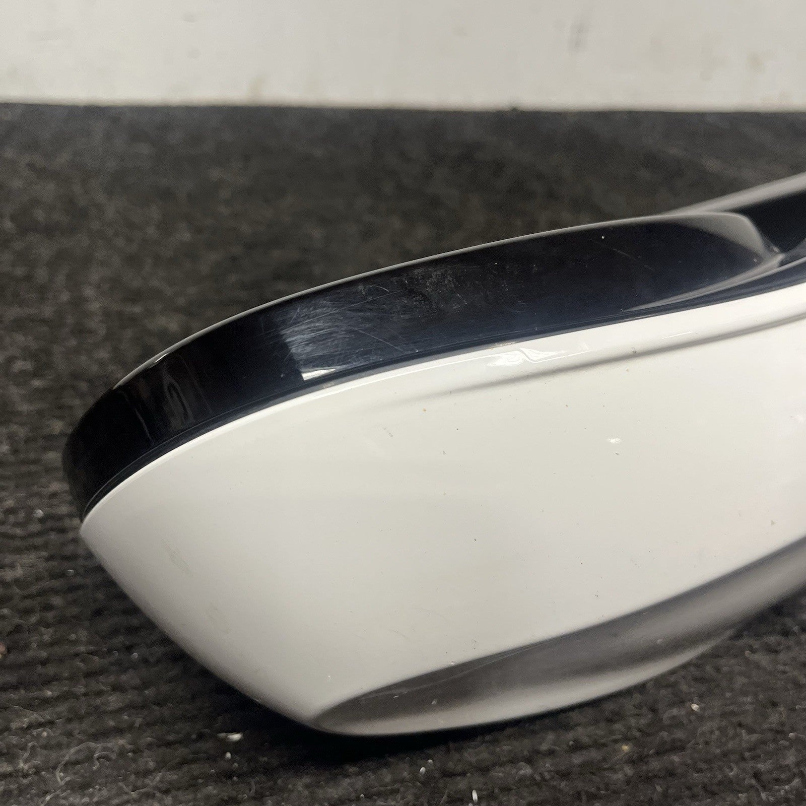 ☑️ 10-13 OEM BMW E82 E88 Front Left Driver Side Heated Mirror Assembly White