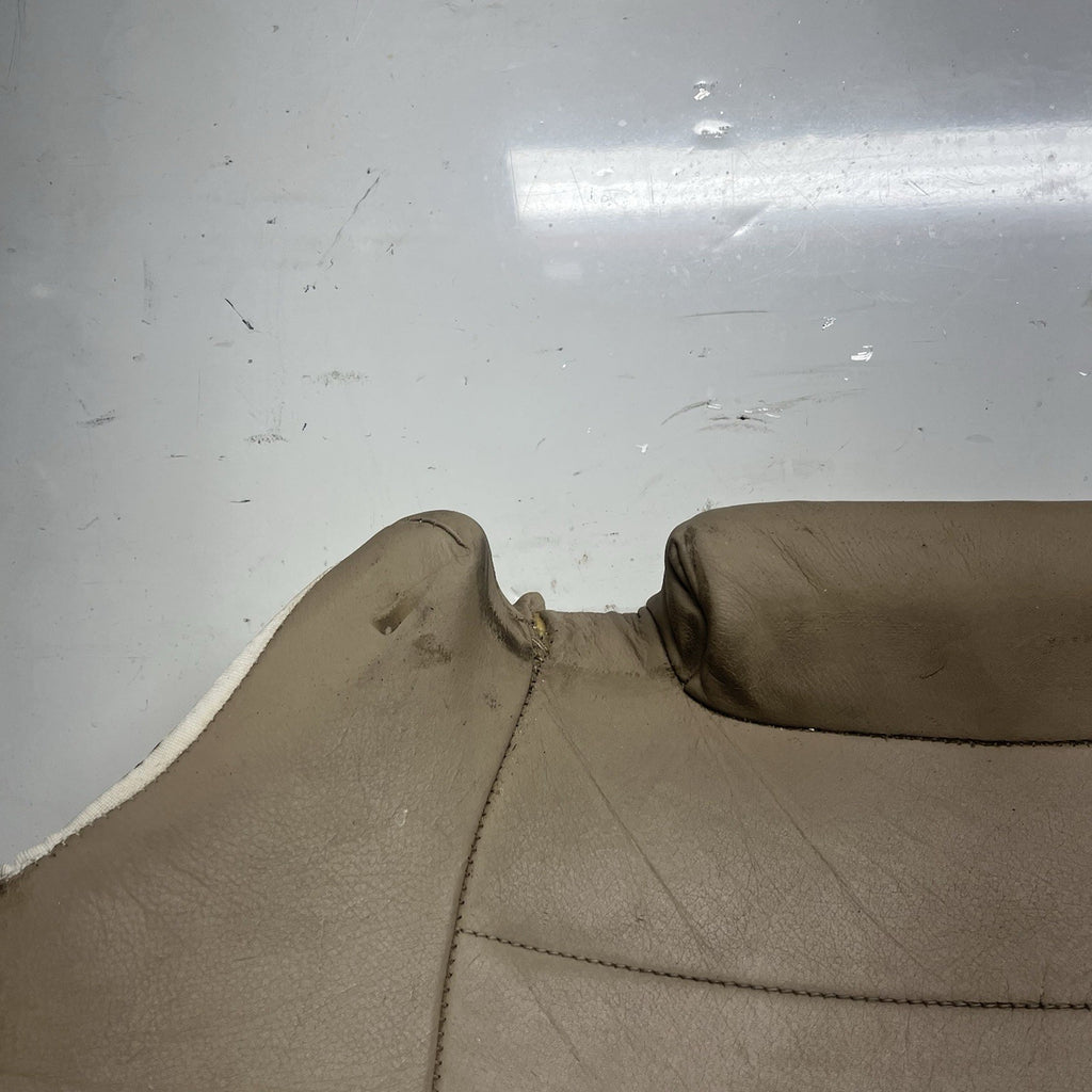 ☑️ 00-06 BMW E46 3-Series Coupe Rear Seat Bottom Bench Folding Beige Leather OEM