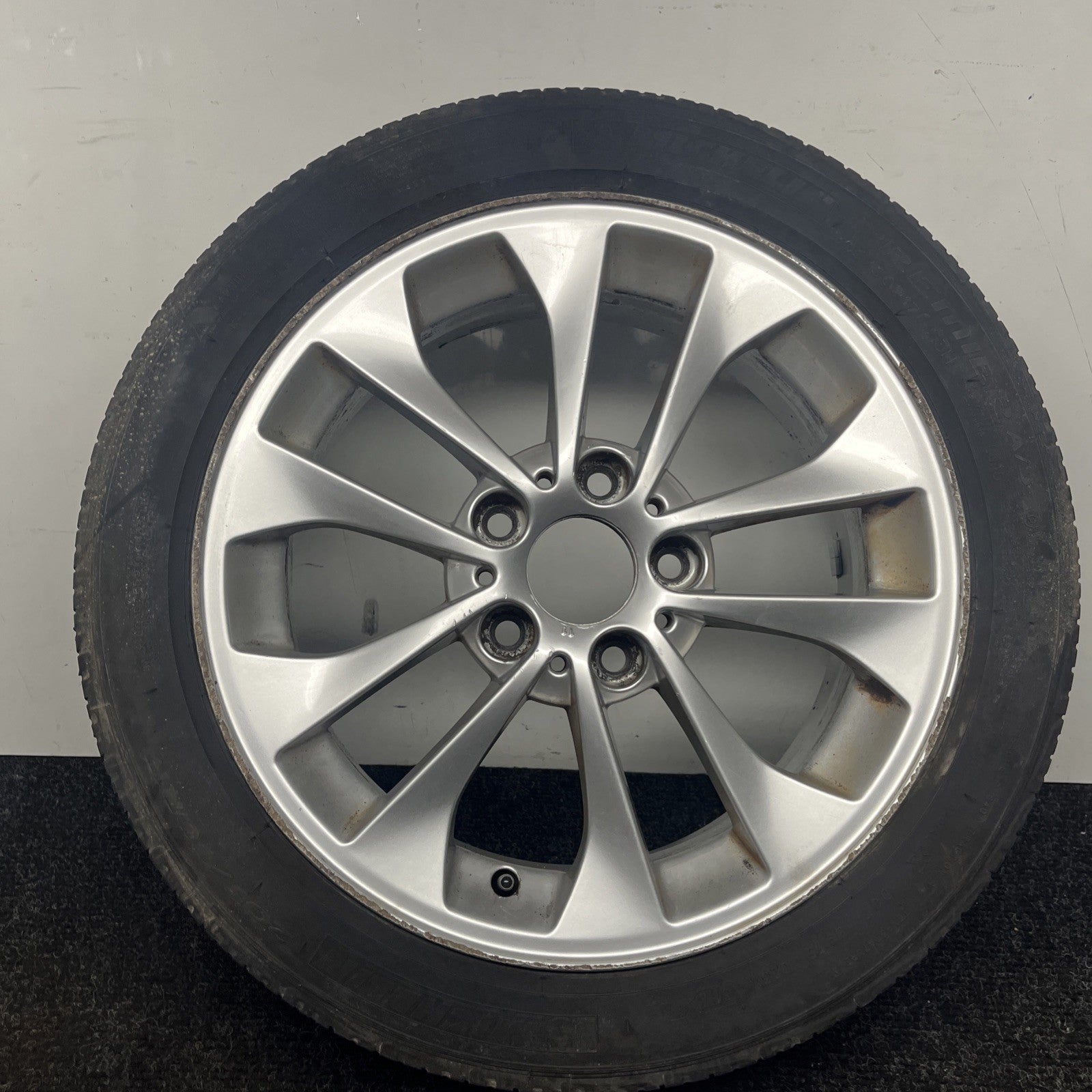 ☑️ Bmw E46 330 328 325 Oem Rim Factory Wheel 17" X 7" 10 Spoke Scuffs 6757042