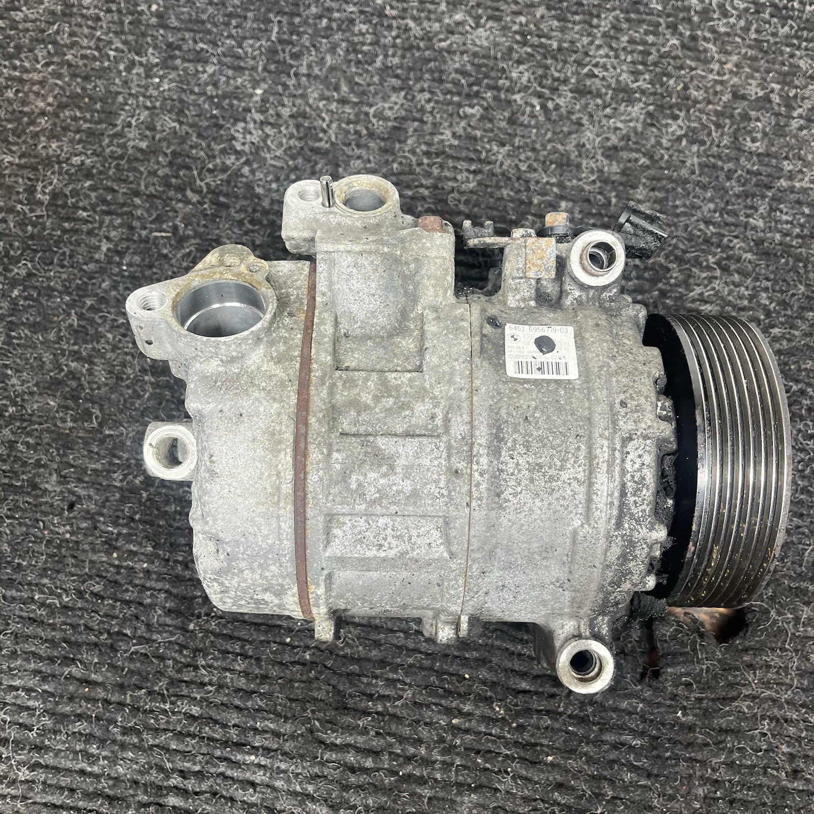 ☑️ BMW E92 135i 335i N54 N55 ENGINE A/C AC COMPRESSOR AIR CONDITIONING UNIT OEM