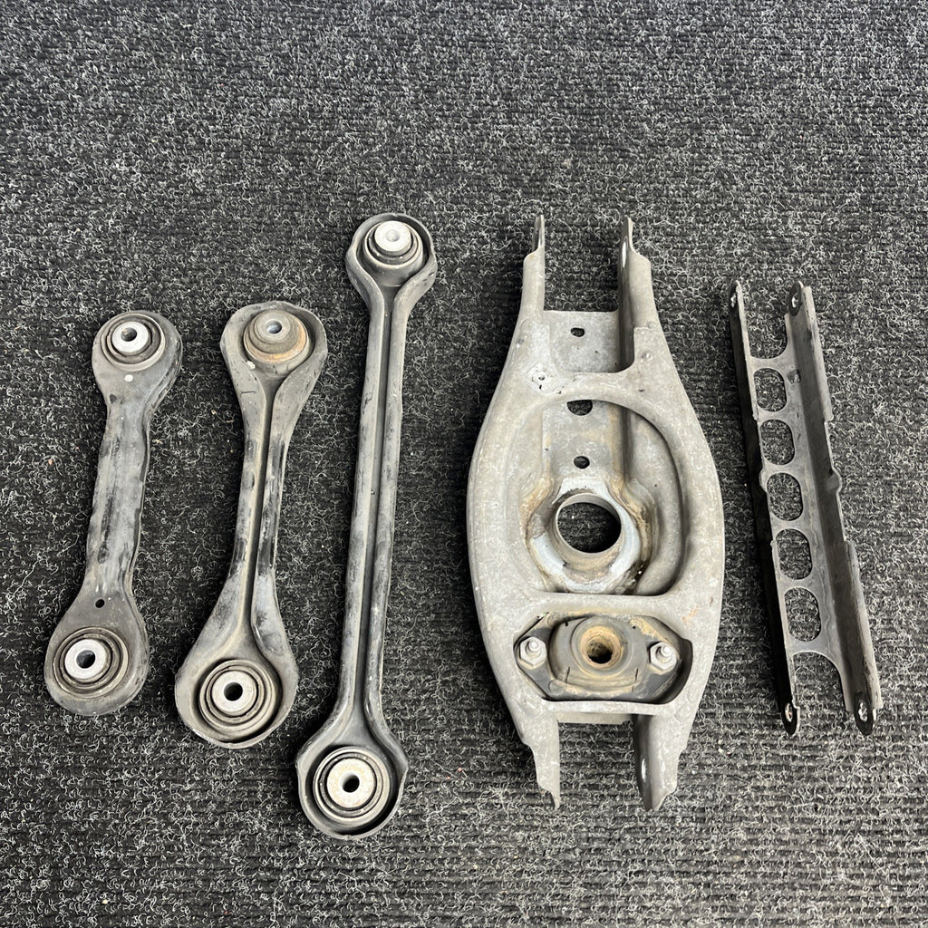 ☑️ OEM BMW E82 E90 E92 Rear Left Lower Upper Suspension Control Arm Wishbone SET