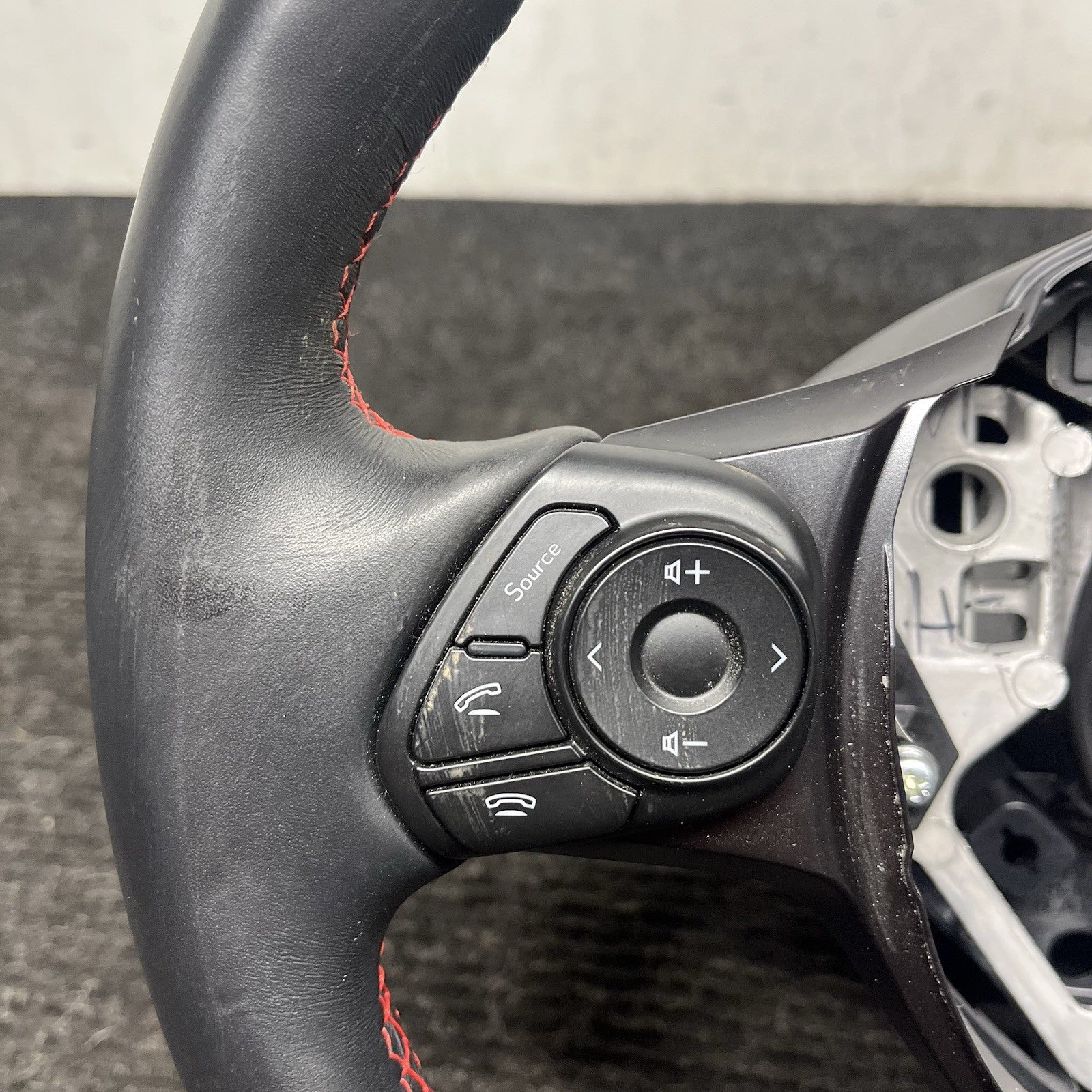 ☑️ 22-24 SUBARU BRZ STEERING WHEEL LEATHER BLACK OEM MANUAL GS131-16410