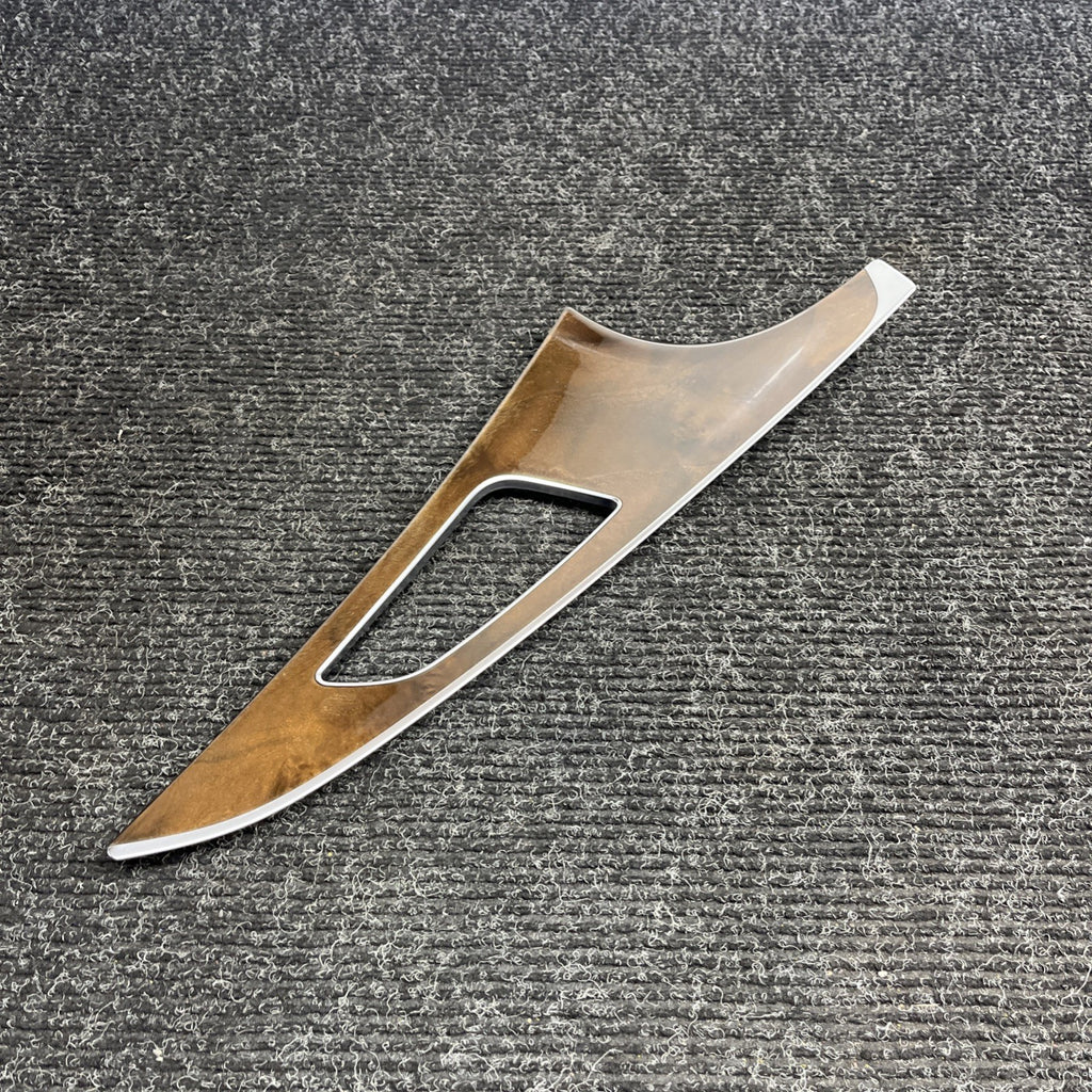 ☑️ 2012-2018 Audi A6 S6 Front Passenger Door Panel Trim Wood Grain Right