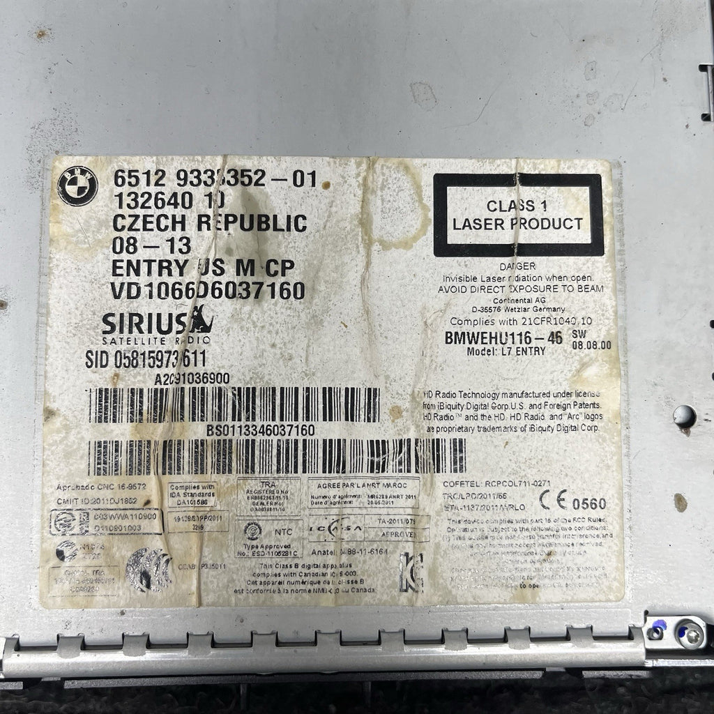 ☑️ 12-15 OEM BMW F22 F30 F32 328 Radio Audio Media CD Professional Disc Player