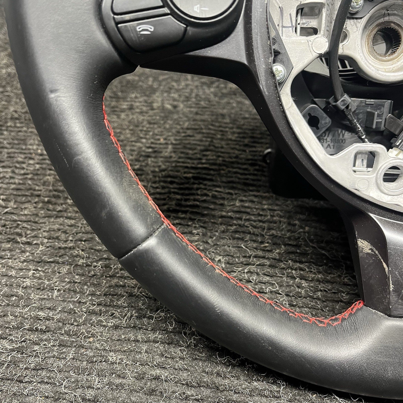 ☑️ 22-24 SUBARU BRZ STEERING WHEEL LEATHER BLACK OEM MANUAL GS131-16410