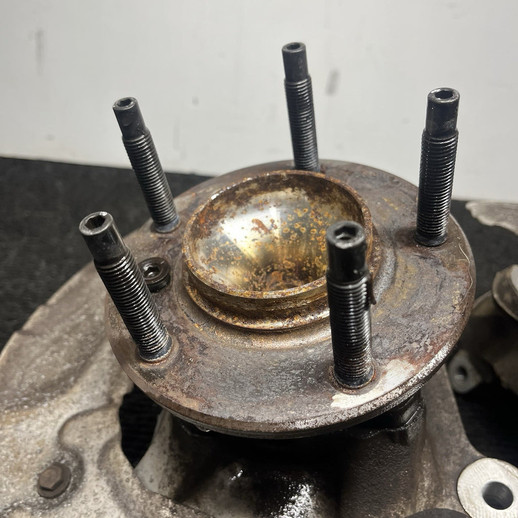 ☑️ BMW E88 E82 E90 E92 3 Series Front Spindle Knuckle Wheel Hub Bearing Pair OEM