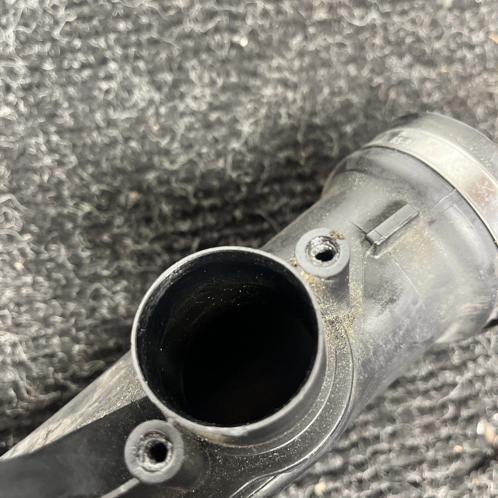 ☑️ 2007-2013 BMW X5 E70 3.0L Air Flow Meter Intake Duct Hose Pipe 7605585-01 OEM