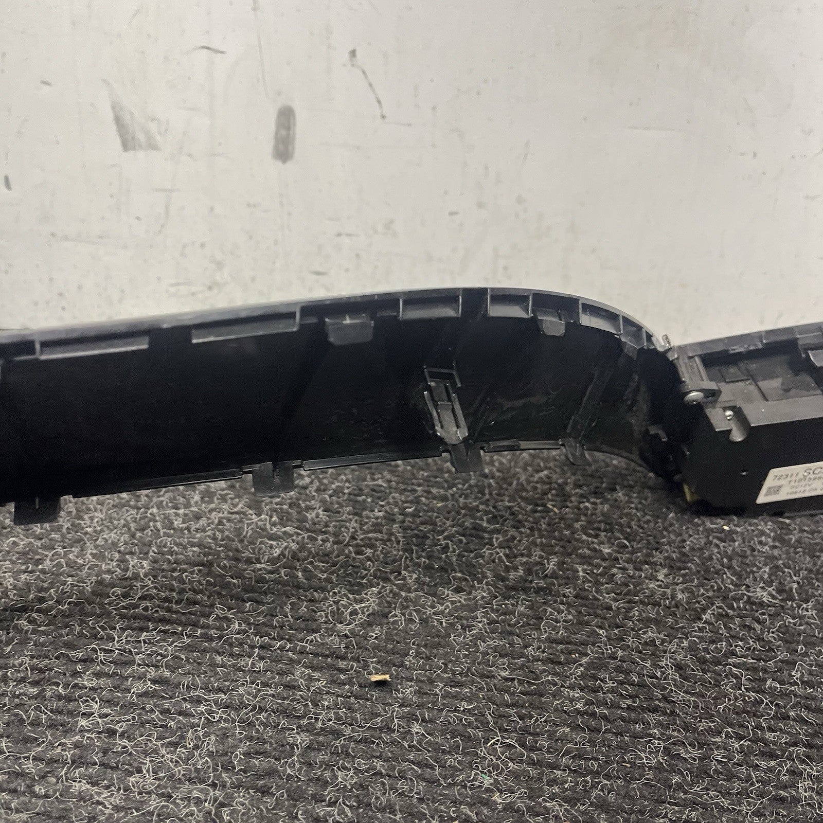 ☑️ 11-14 SUBARU WRX STI OEM DARK GRAY CENTER DASH TRIM W/ HVAC CONTROLS RH VENT