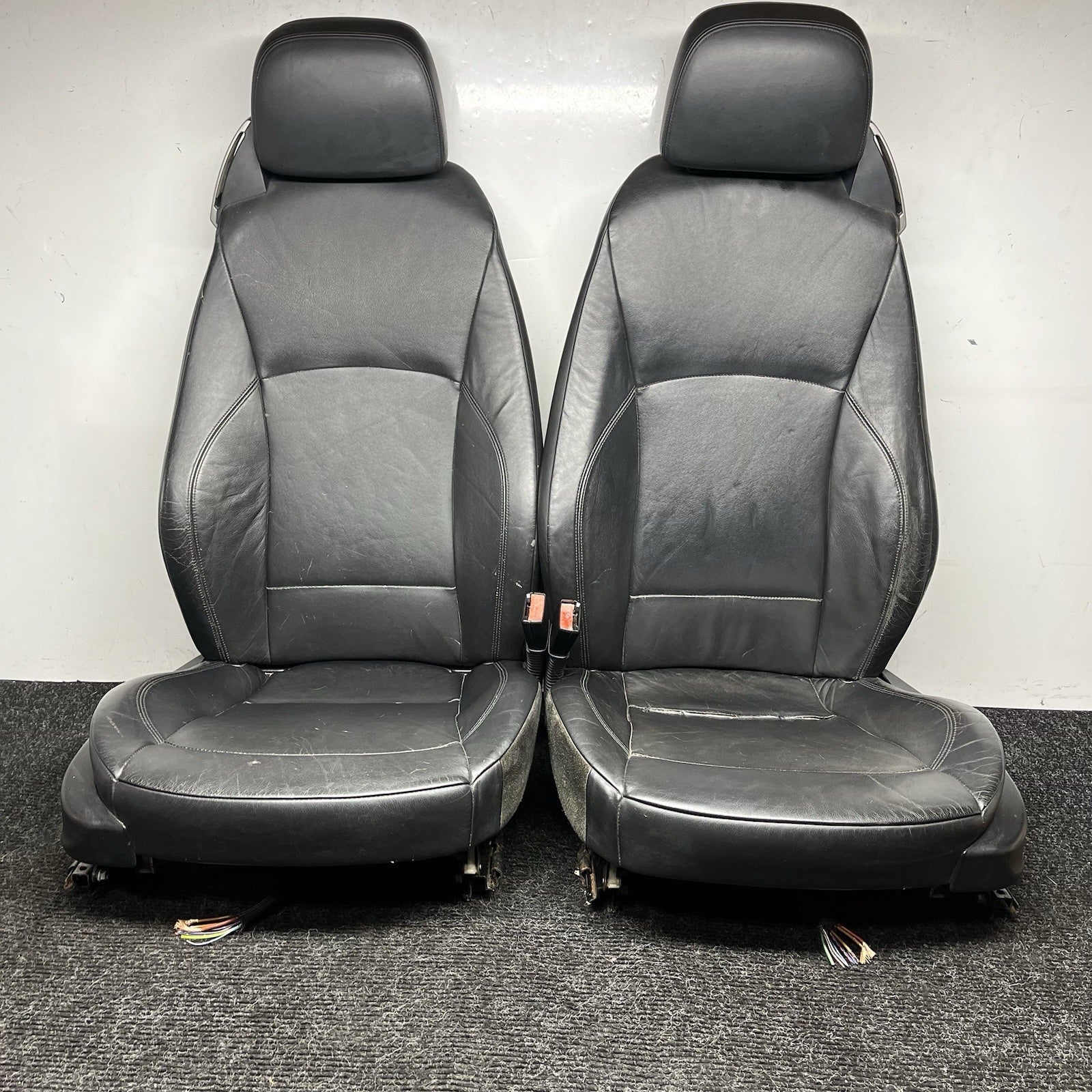 ☑️ 2003-2008 BMW Z4 E85 E86 Seat Pair Leather 8-Way Power Heated NOTE