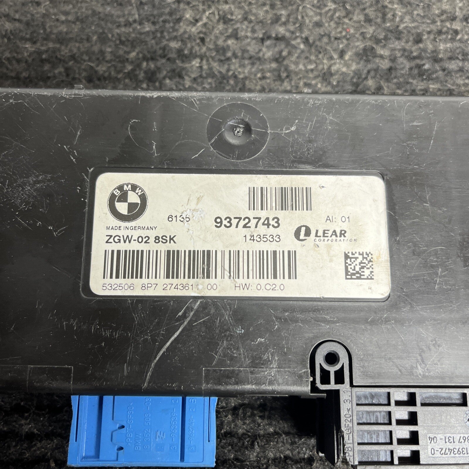 ☑️ 10-17 BMW F01 F02 F06 F07 F10 535i 650i Central Gateway Control Module OEM