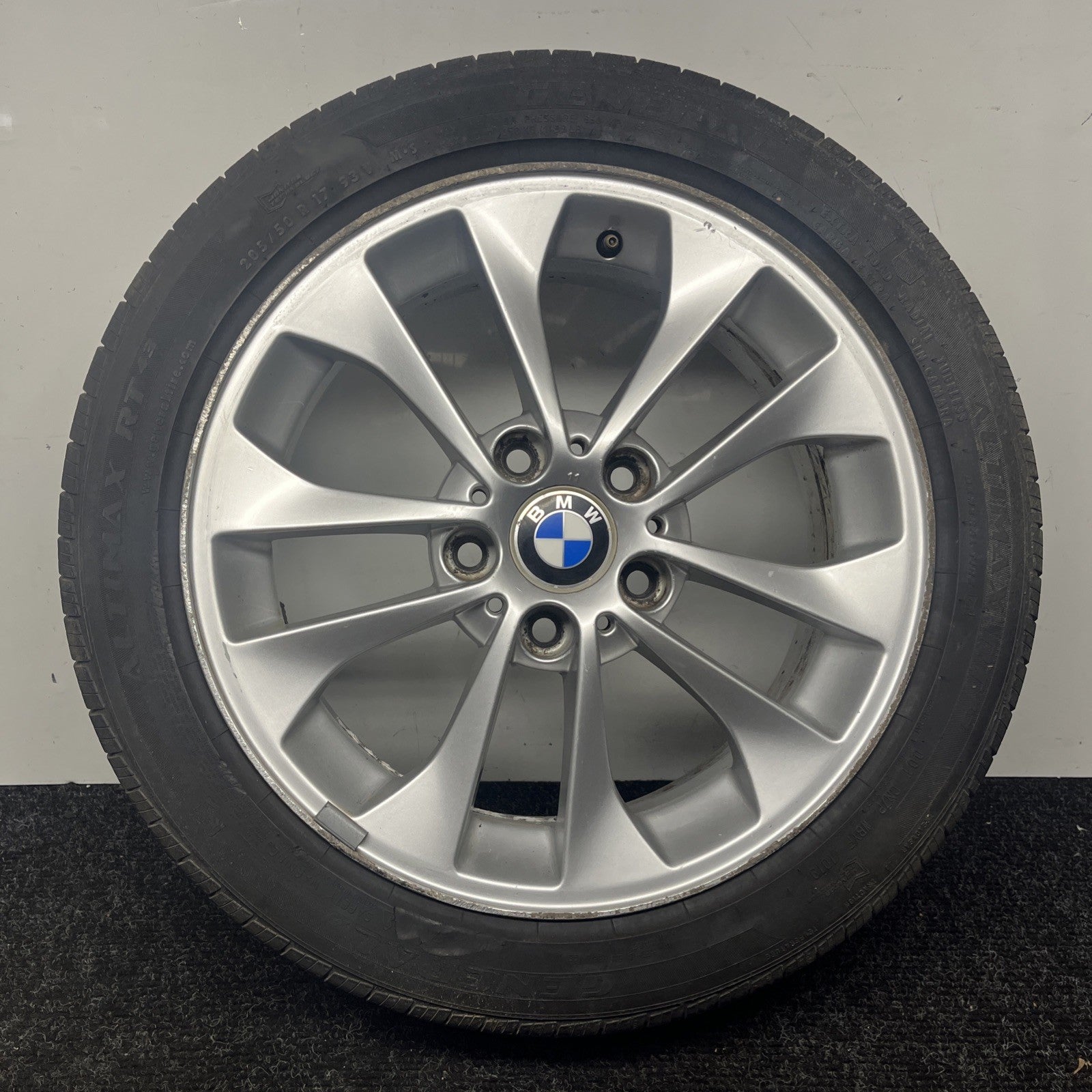 ☑️ Bmw E46 330 328 325 Oem Rim Factory Wheel 17" X 7" 10 Spoke Scuffs 6757042