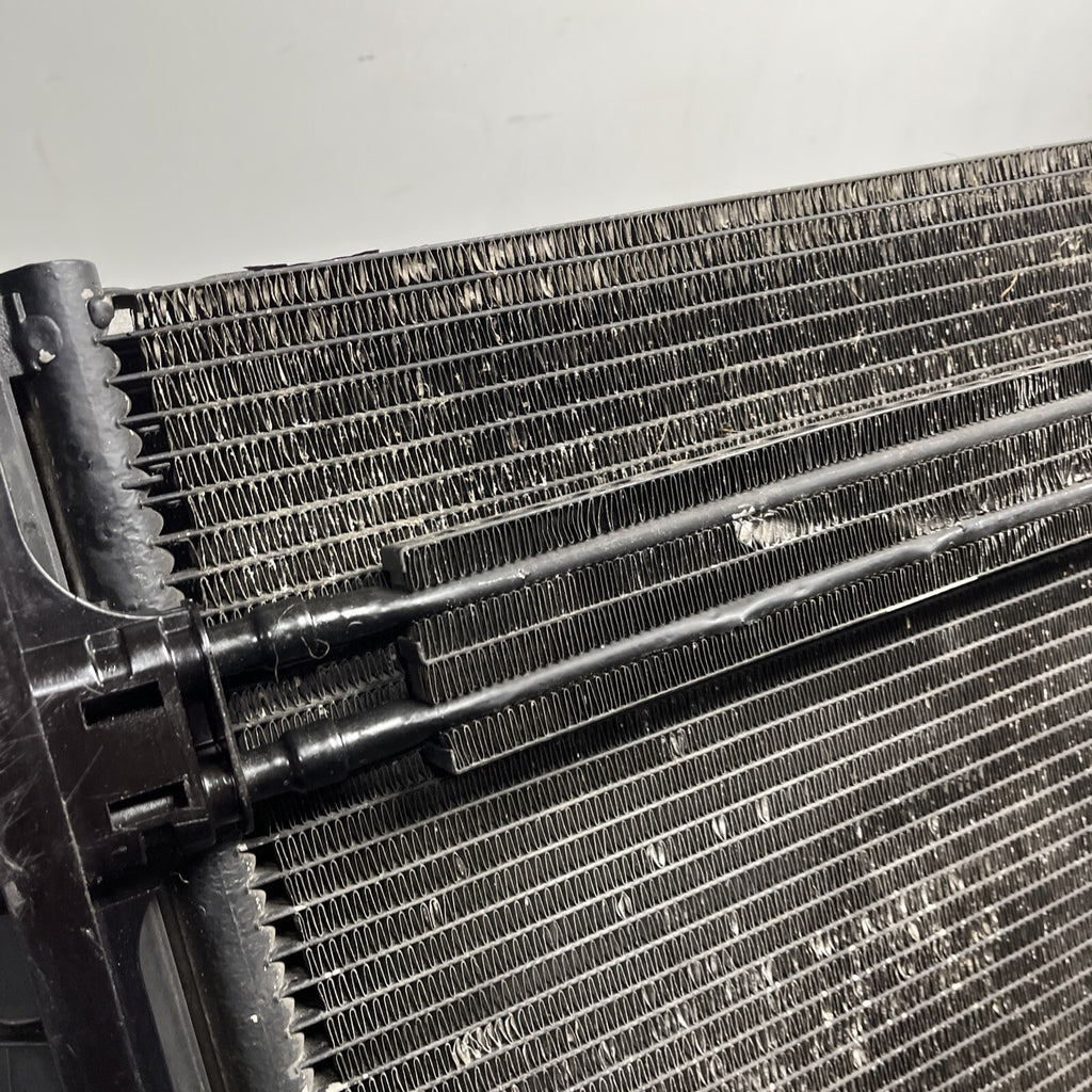 ☑️ 07-13 BMW E92 N54 335i RADIATOR A/T TRANSMISSION OIL COOLER W CONDENSER OEM