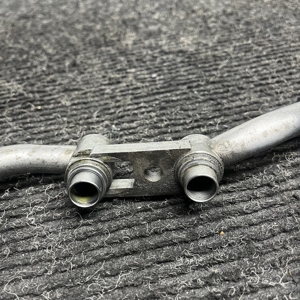 ☑️ 07-11 BMW E82 E88 E90 E92 135I 335I ENGINE OIL COOLER COOLING LINES HOSE PAIR