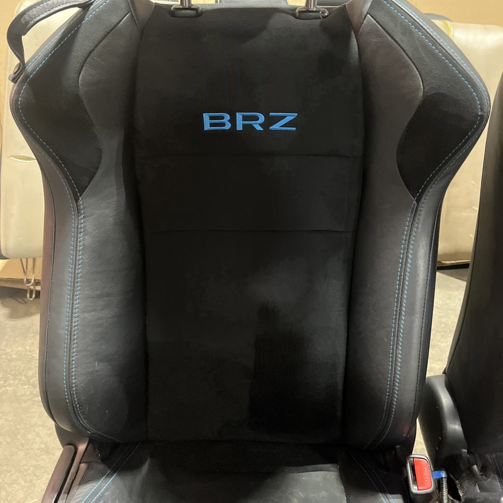 ☑️2013-2020 Toyota 86 BRZ FRS Series Hyper Blue M3Y Seat Set Pair Left Right OEM
