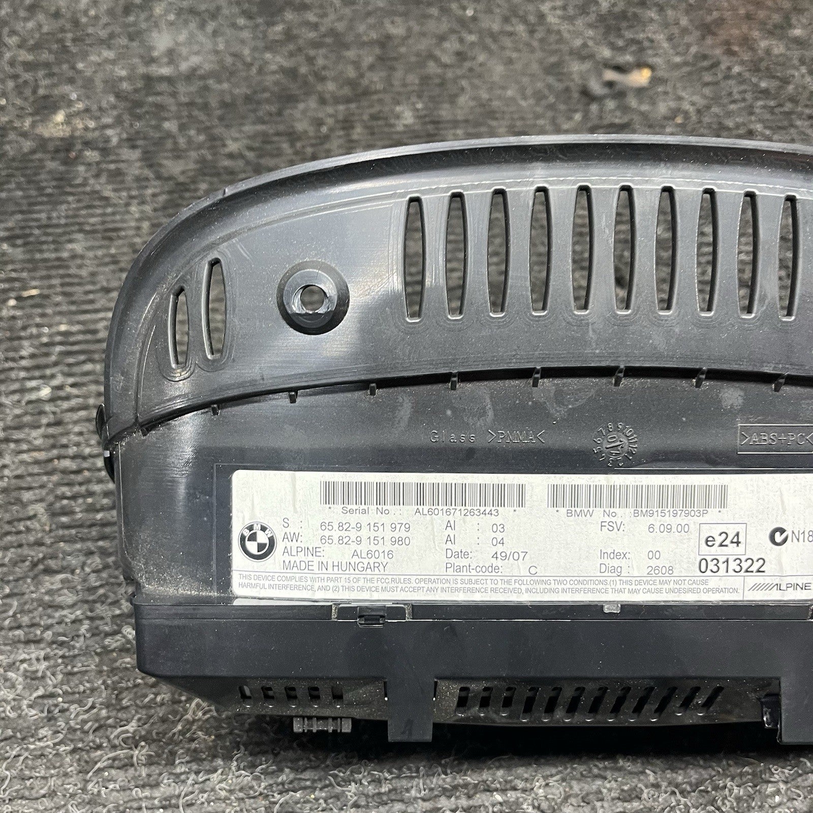 ☑️ 2008-2013 BMW M3 E92 E93 E90 NAVIGATION RADIO SCREEN MONITOR DISPLAY 9151979
