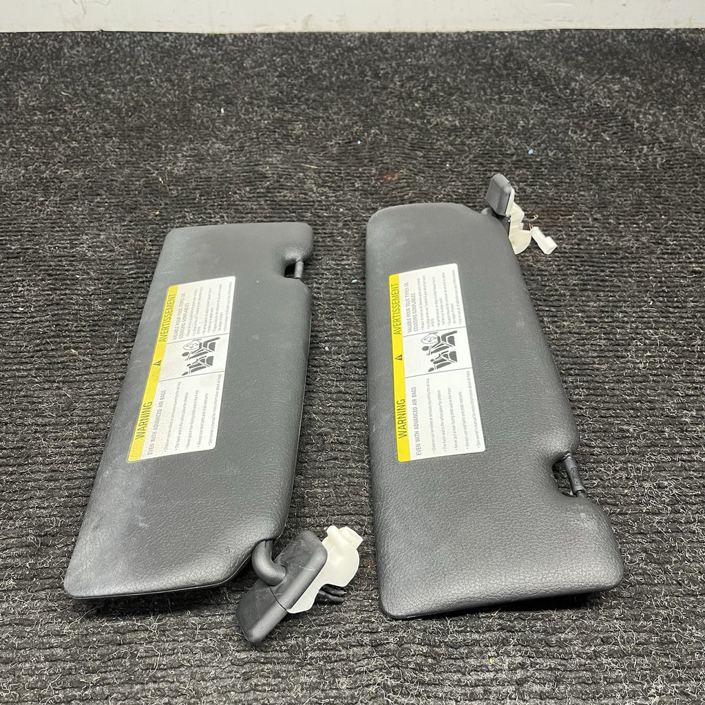 ☑️ 14-21 OEM BMW F22 F87 M235 M2 Interior Sun Visor Leather Black Pair SET