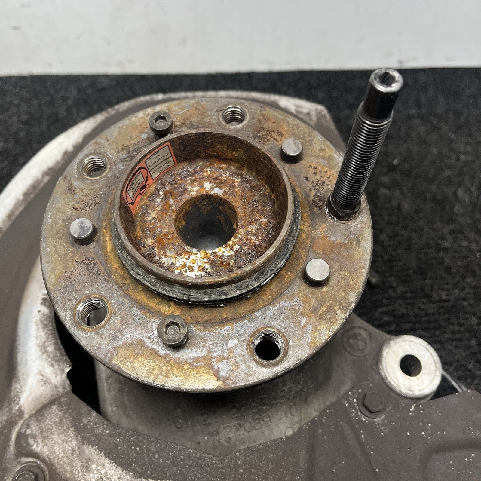 ☑️ 2008-2013 BMW E90 E92 M3 FRONT LEFT DRIVER SPINDLE KNUCKLE WHEEL HUB BEARING