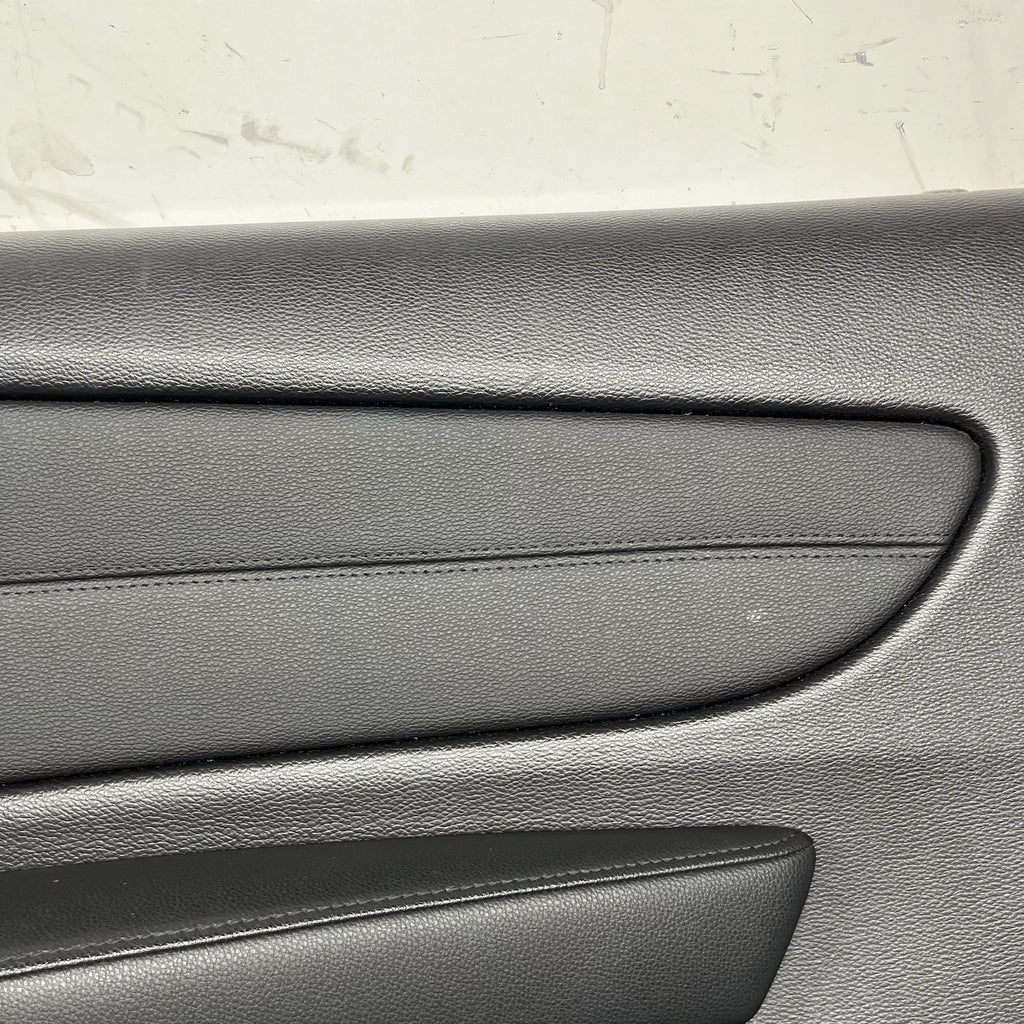 ☑️ 08-13 BMW E88 E82 135i 128i Front Passenger Door Card Panel Vinyl Black
