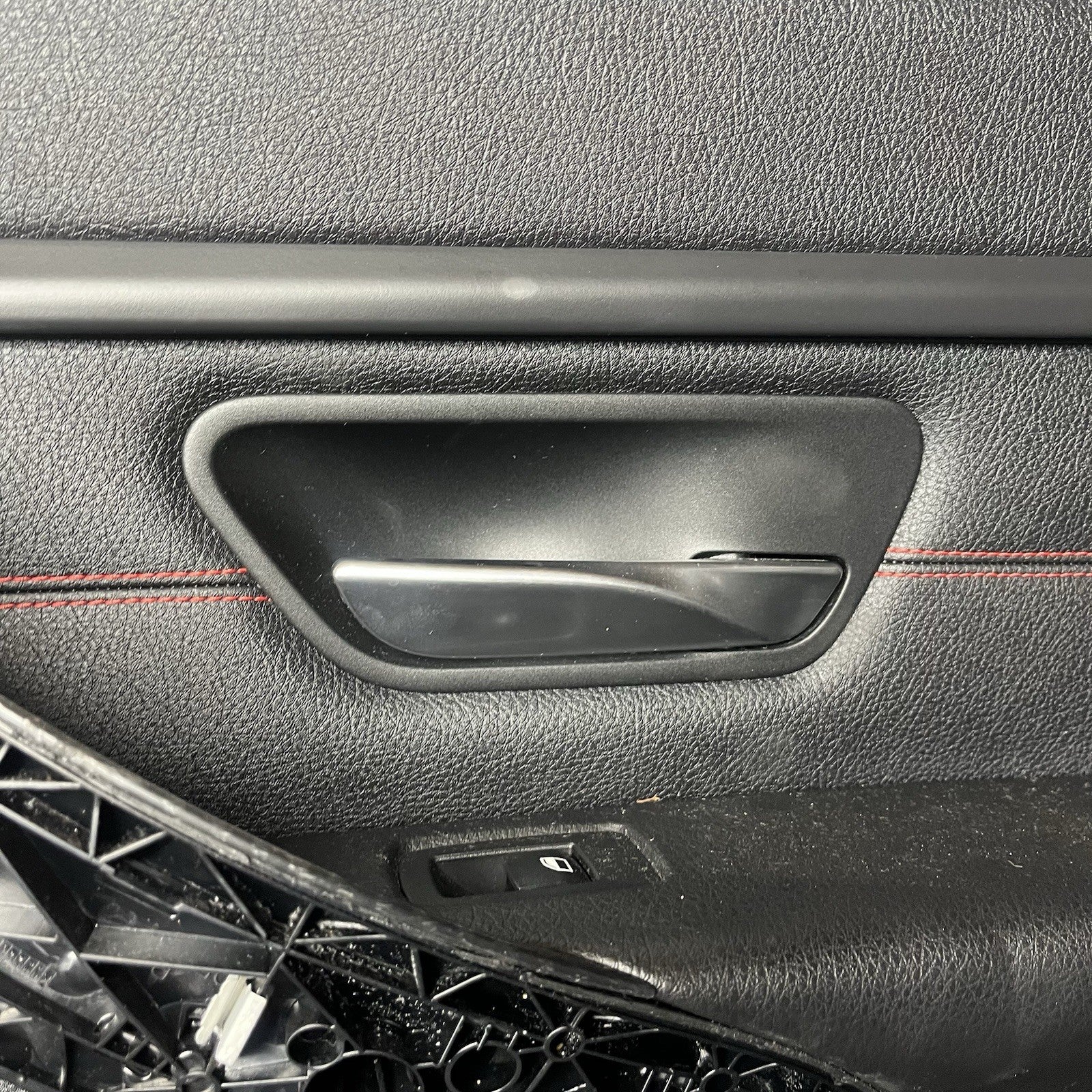 ☑️ BMW 2012-2018 F30 FRONT AND REAR DOOR PANEL CARD STITCHED BLACK SET OEM