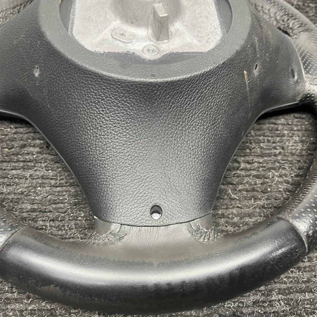 ☑️ 06-10 OEM BMW E92 E93 335 Sport Steering Wheel Black LEATHER w/ Manual