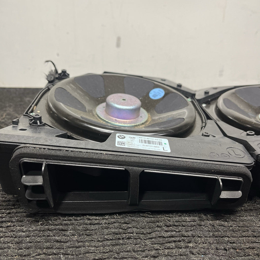 ☑️ 14-16 BMW F30 F32 F34 335i LEFT RIGHT UNDER SEAT HI-FI SUBWOOFER SPEAKER SET