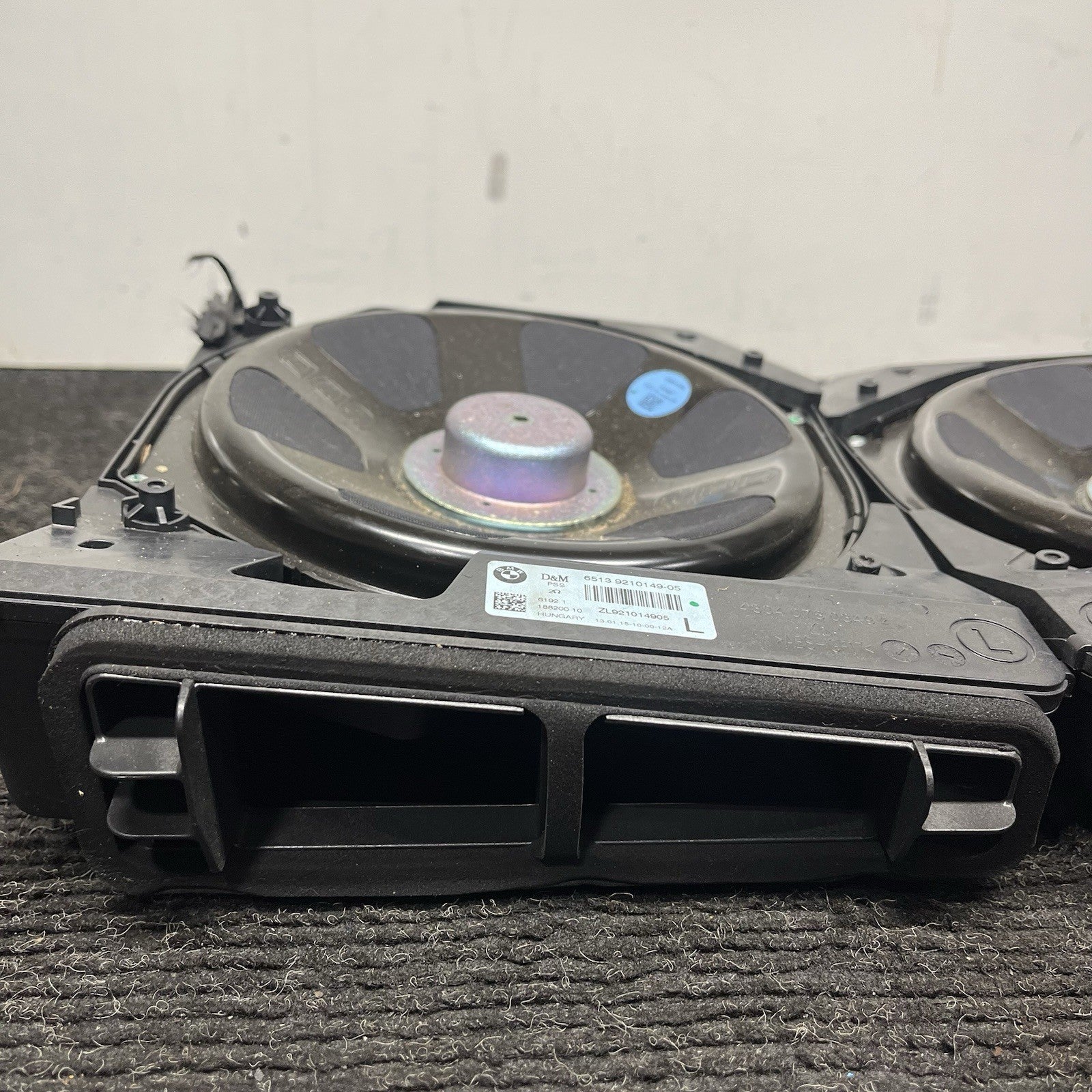 ☑️ 14-16 BMW F30 F32 F34 335i LEFT RIGHT UNDER SEAT HI-FI SUBWOOFER SPEAKER SET