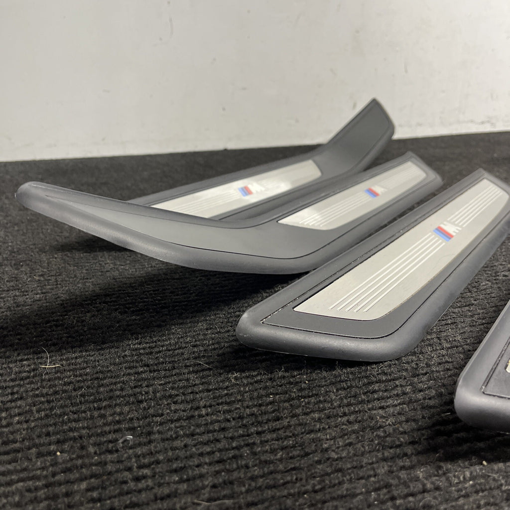 ☑️ 2010 BMW 750i SET OF 4 M SPORT DOOR SCUFF SILL PLATES TRIM COVER OEM