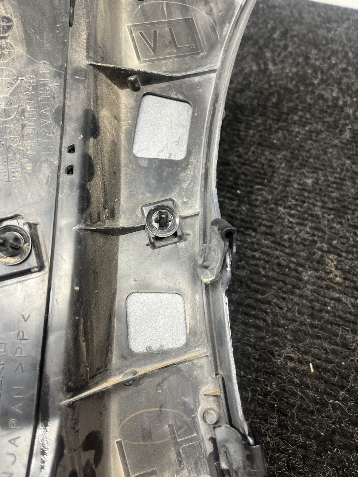 ☑️ 2015 2021 SUBARU WRX STI FRONT LEFT FENDER MOLDING GARNISH OEM BLACK