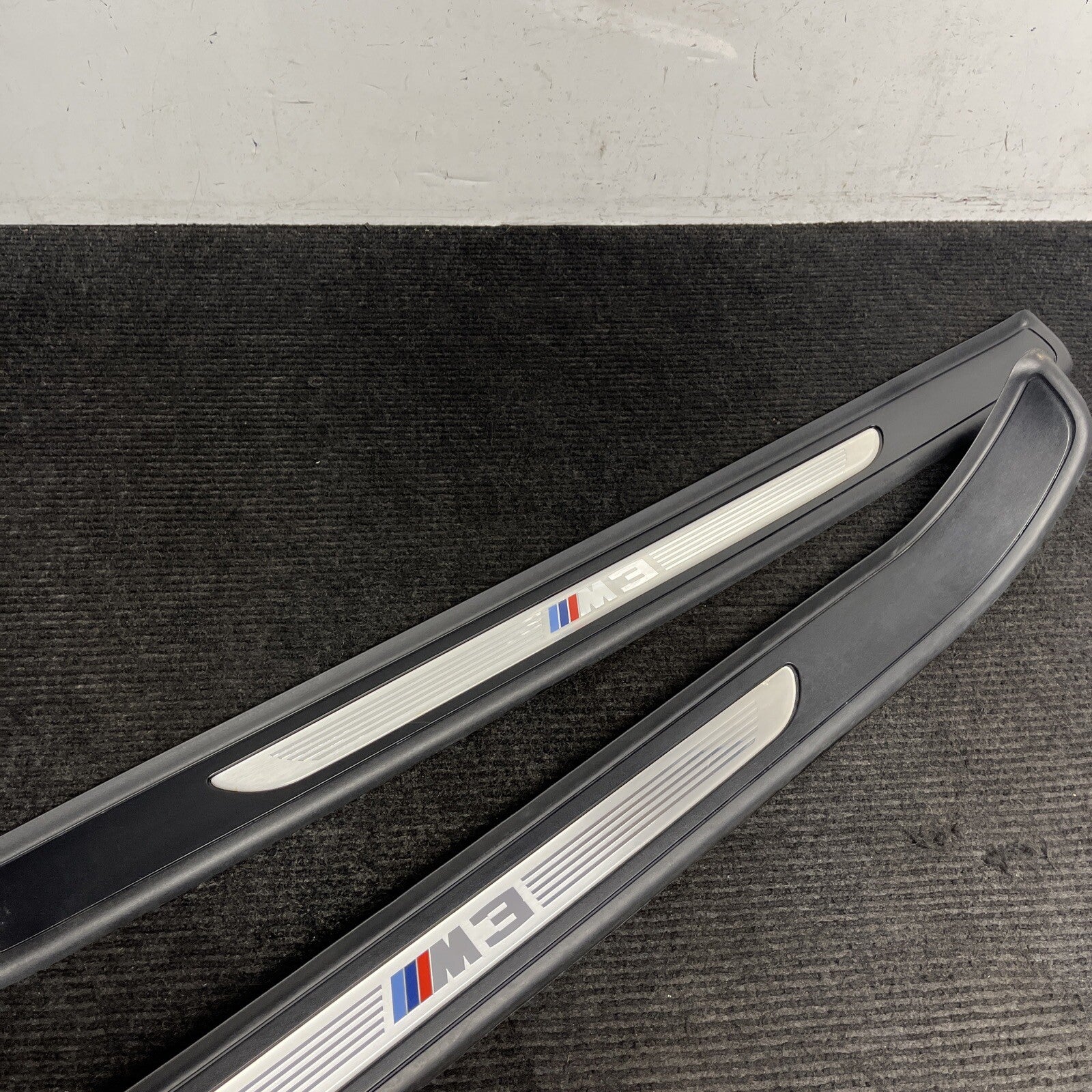 ☑️ 08-13 OEM BMW E92 E93 M3 Door Sill Plate Molding Trim Left Right SET M3