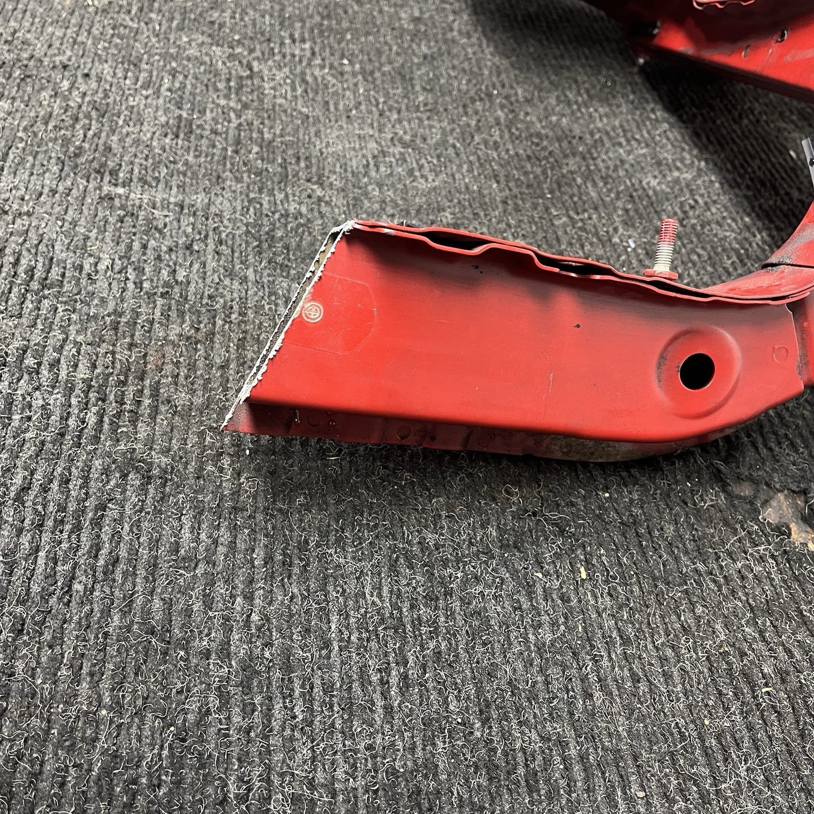 ☑️ 12-18 BMW F30 320i 328i 335i FRONT RIGHT PASSENGER SIDE FRAMERAIL CUT RED OEM