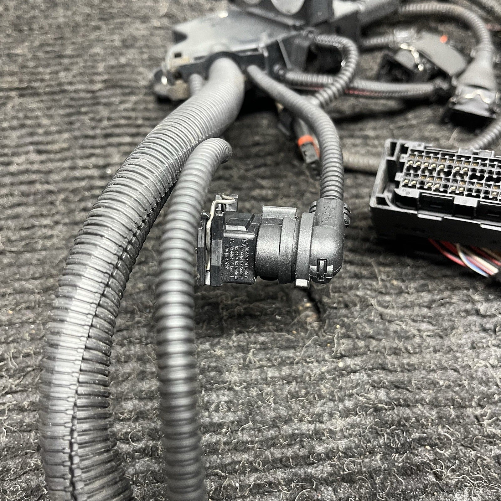 ☑️ 2011-2016 BMW 535I F10 3.0L N55 ENGINE MOTOR WIRING CABLE HARNESS OEM 7589638