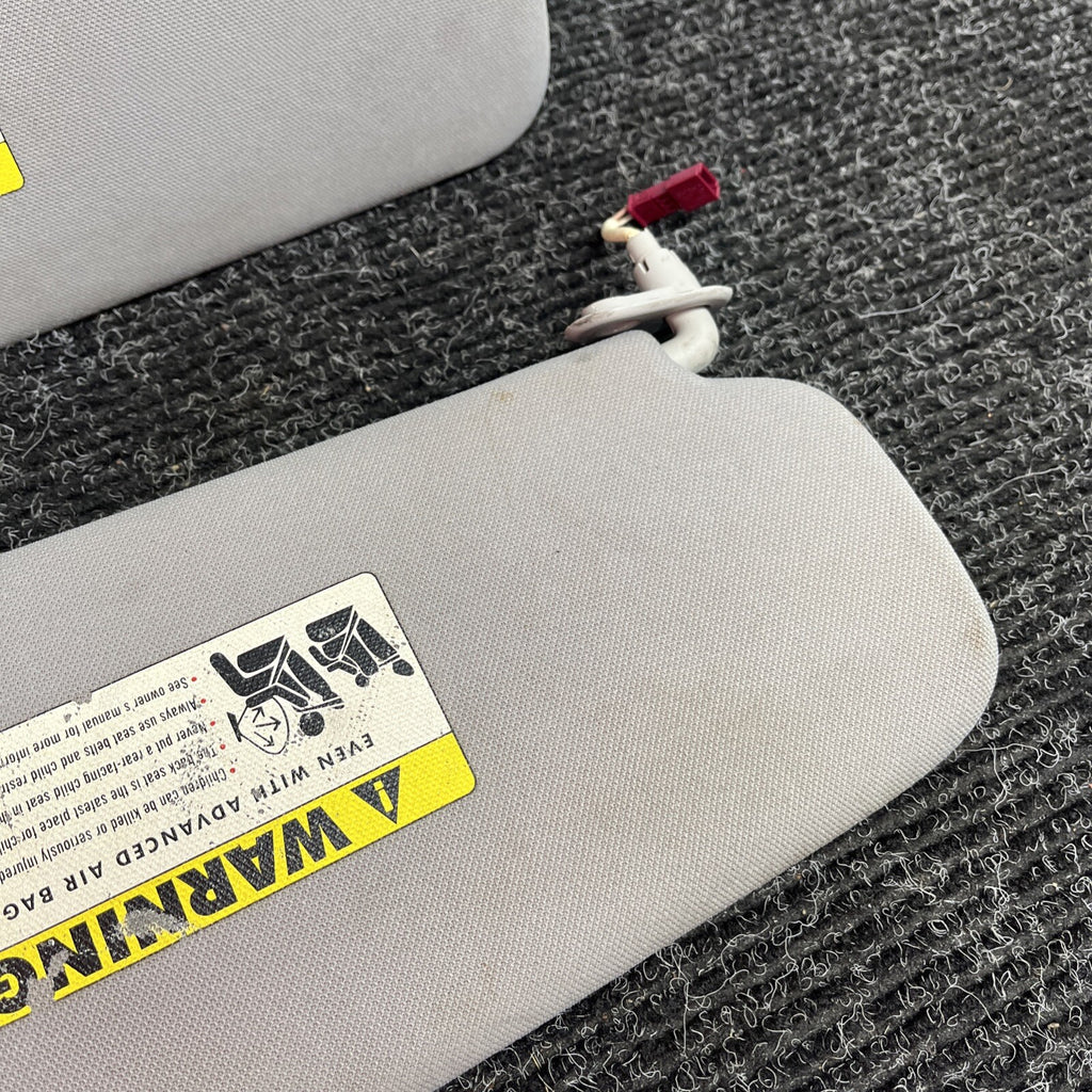 ☑️ BMW E92 328i 335i Coupe Sun Visor Set Left Right Pair Grey OEM LH RH