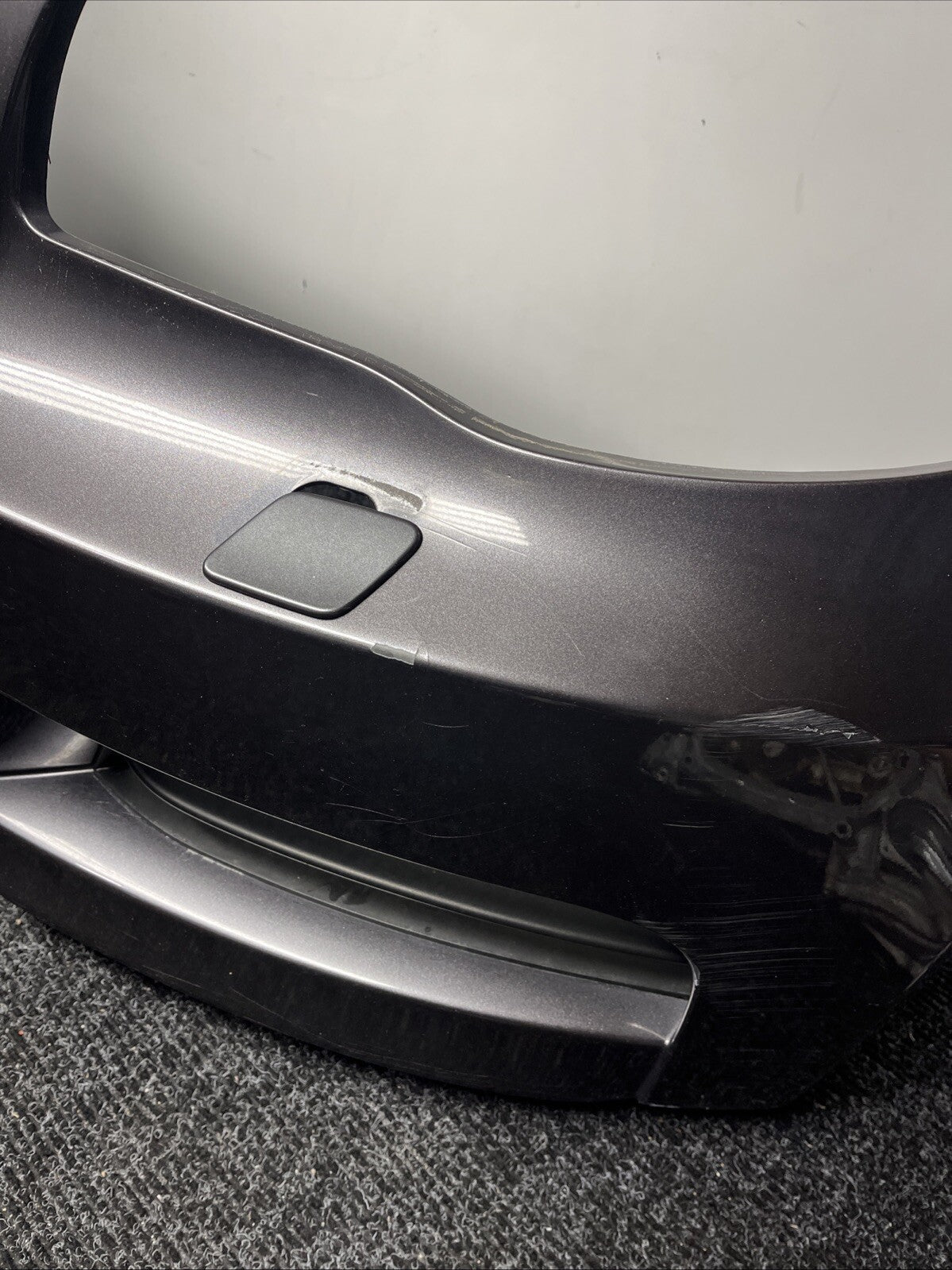 ☑️ 08-13 OEM BMW E82 E88 135 Front Bumper M Sport Sparkling Metallic A22/7 *NOTE