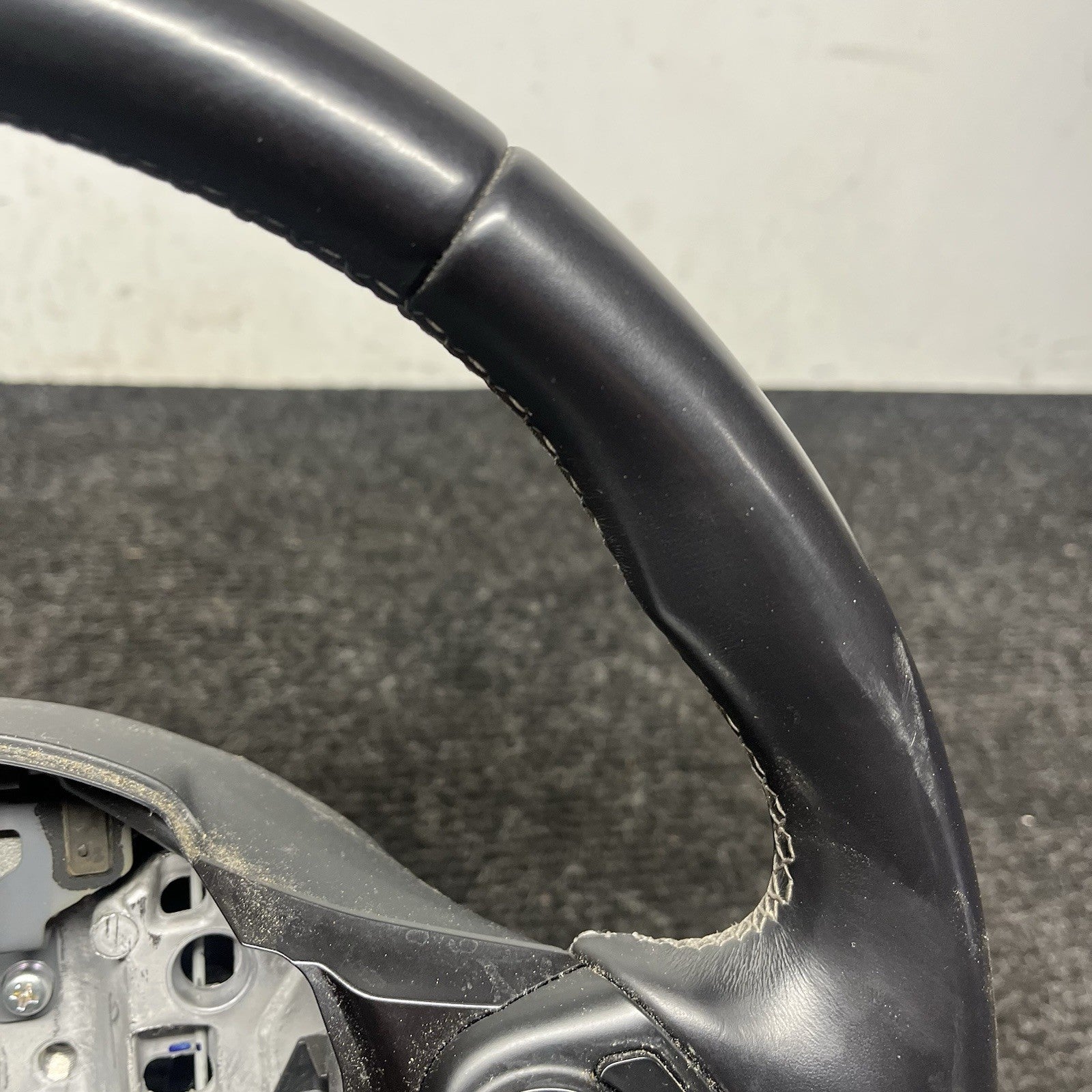 ☑️ 22-24 TOYOTA GR86 STEERING WHEEL LEATHER BLACK OEM MANUAL GS131-16410
